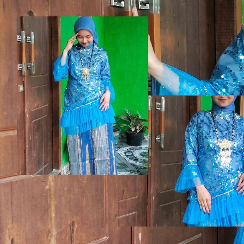 Baju bodo biru